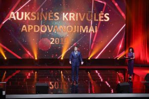 LSA Prezidentas M.SInkevičius pasveikino 2019 metų "Auksinės krivūlė" apdovanojimų renginio dalyvius