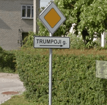 Trumpojoje gatvėje neišsiteko brolis su seserimi.