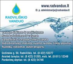 radviliškio vanduo