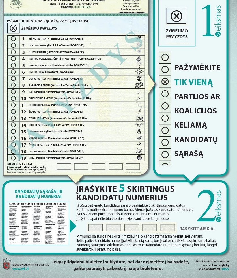Išankstiniuose rinkimuose aktyviai balsavo tik Radviliškio miesto apylinkės