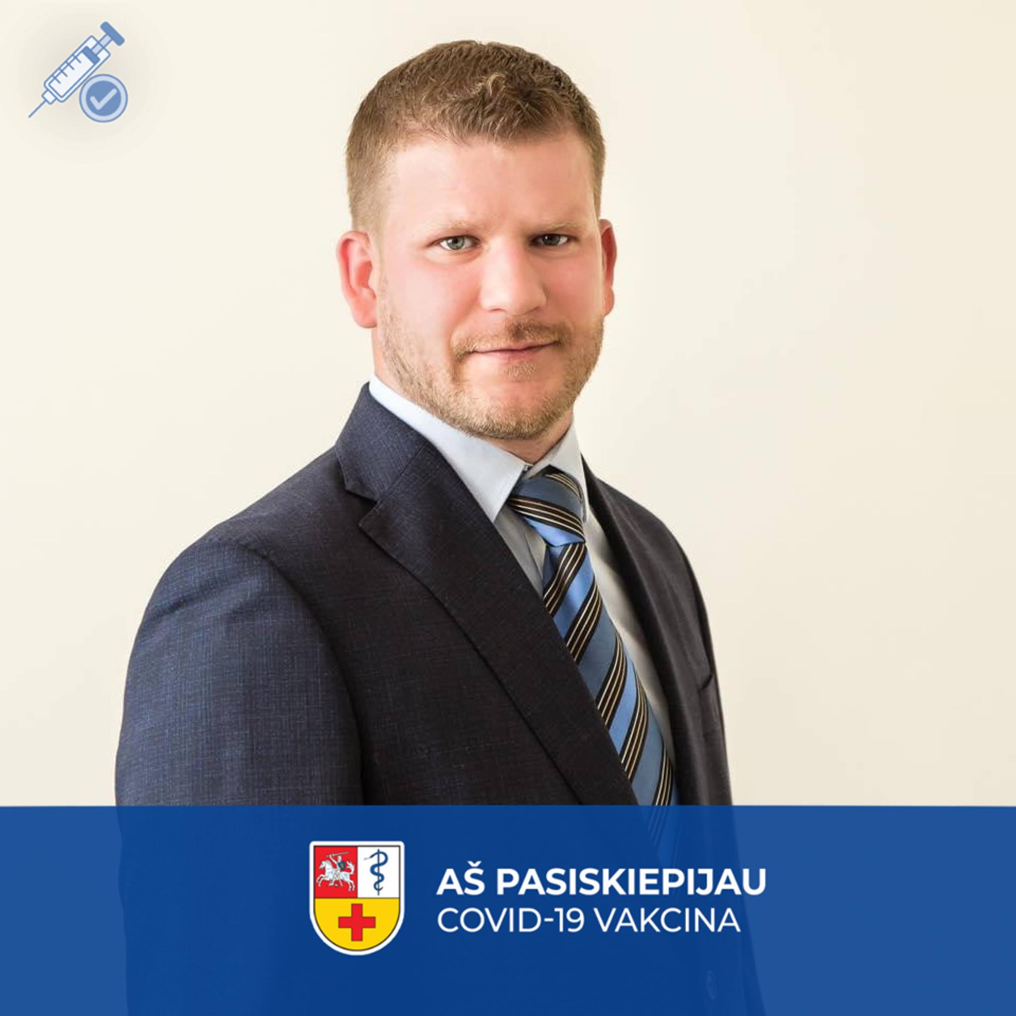 Tomas Januševičius paskelbė viešai apie pasiskiepijimą nuo COVID-19