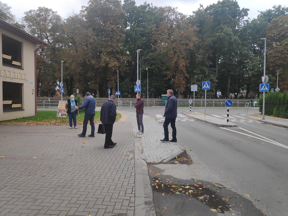 Brokuota Radviliškio sankryža sulaukė inspektorių vizito