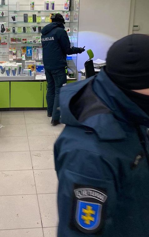 Baisogaloje apvogta parduotuvė