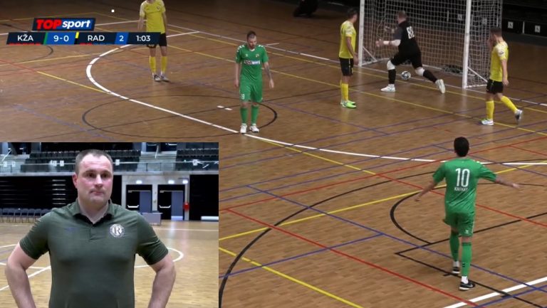 Radviliškio futbolininkų triuškinamas pralaimėjimas „Žalgiriui“