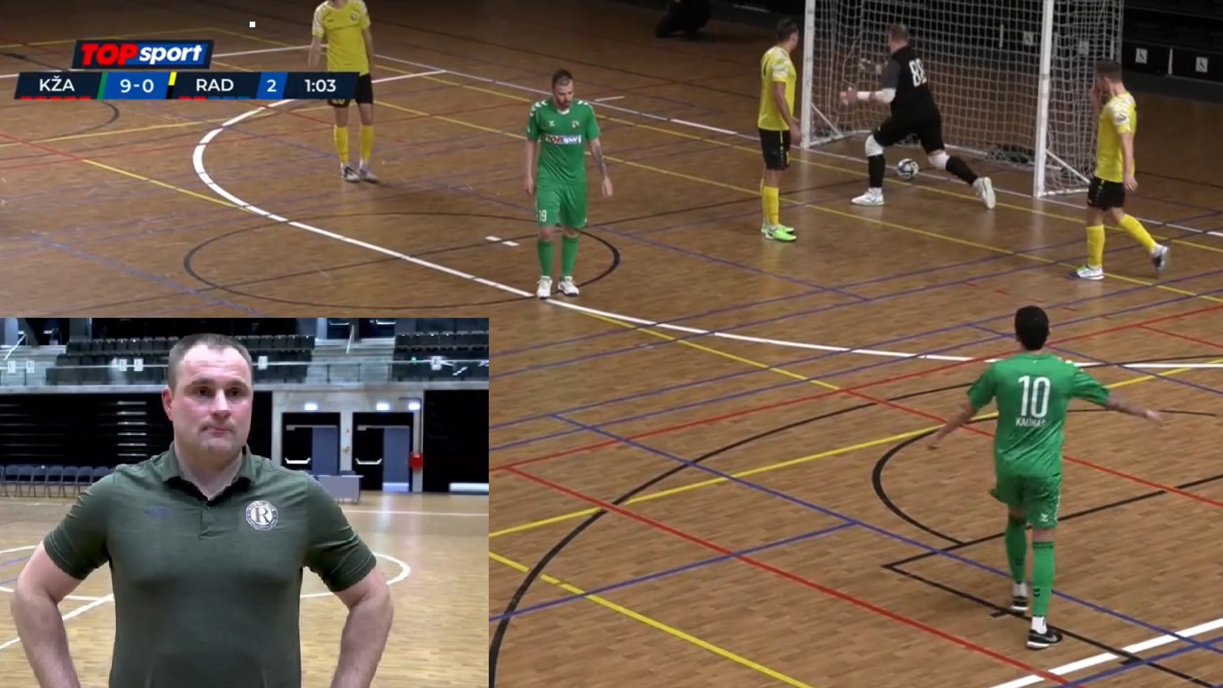 Radviliškio futbolininkų triuškinamas pralaimėjimas „Žalgiriui“