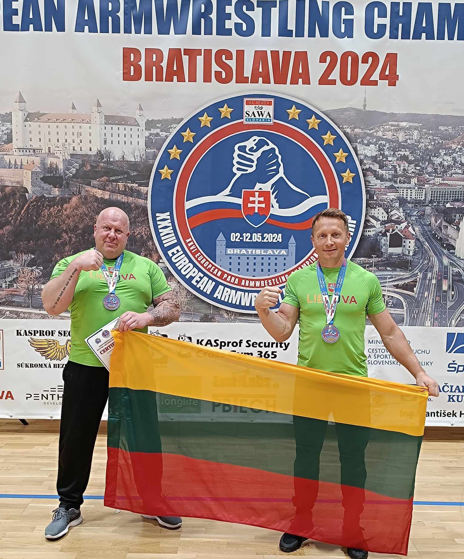 Radviliškietis J.Musvicas iškovojo bronzą Europos čempionate