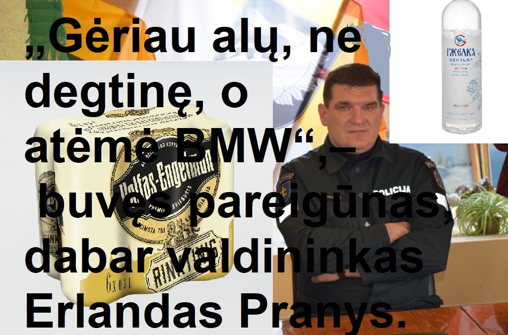 Girtas automobilį vairavęs E.Pranys skundžia nuosprendį