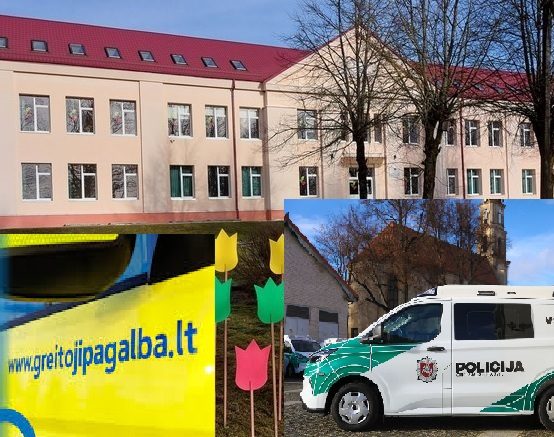 Baisogalos gimnazijoje susimušė moksleiviai