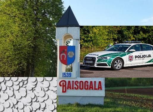 Baisogaloje policijos pareigūnai konfiskavo tabletę