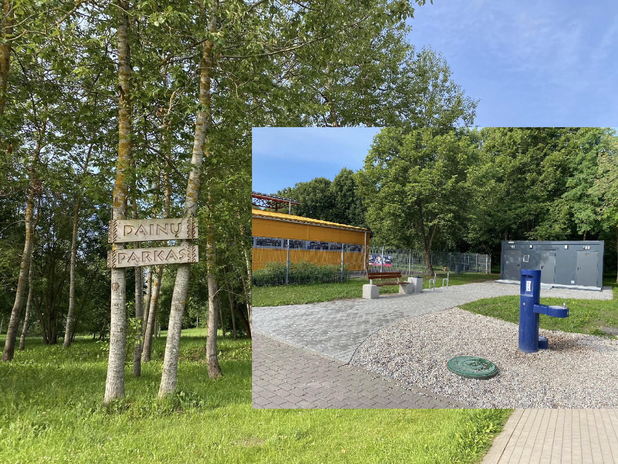 Šiauliuose Dainų parke padegtas tualetas